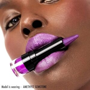 NEW Black Radiance Metallic Lipstick in Amethyst Gemstone